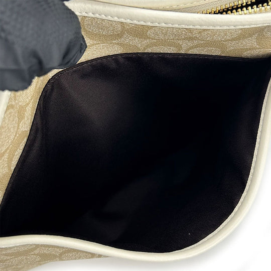 COACH Shoulder Bag F29210 PVC, Leather white Women Used Authentic