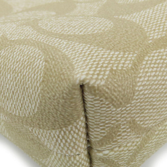 COACH Shoulder Bag F29210 PVC, Leather white Women Used Authentic