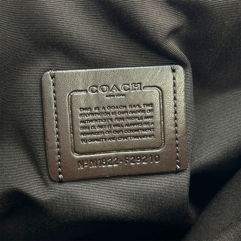 COACH Shoulder Bag F29210 PVC, Leather white Women Used Authentic