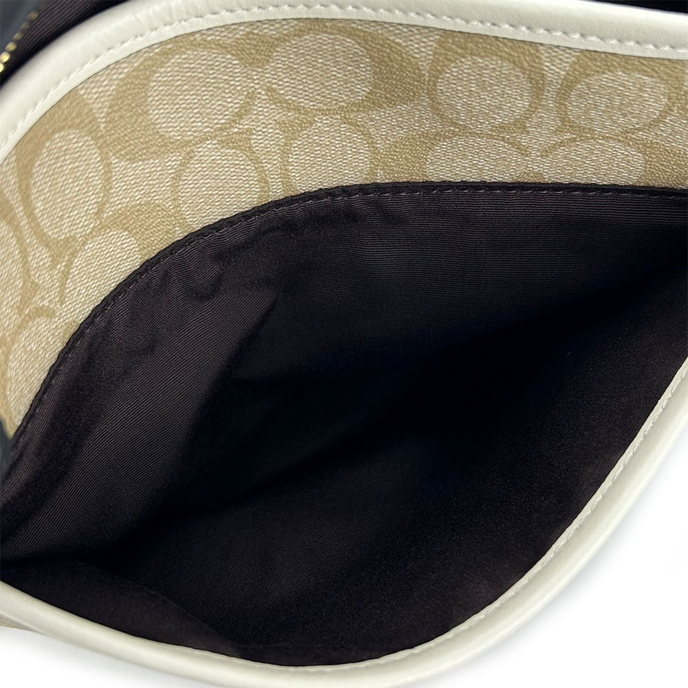 COACH Shoulder Bag F29210 PVC, Leather white Women Used Authentic