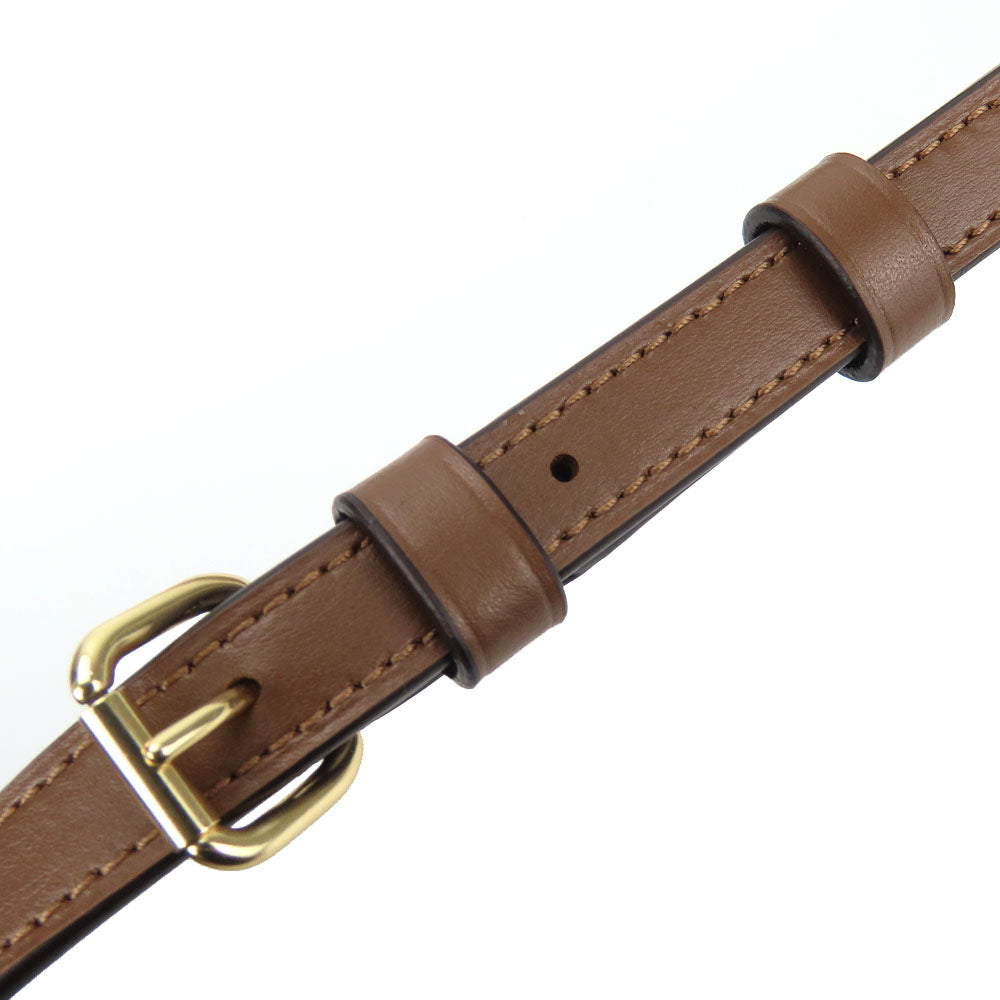 COACH Shoulder Bag F29210 PVC, Leather Brown Signature Women Used Authentic