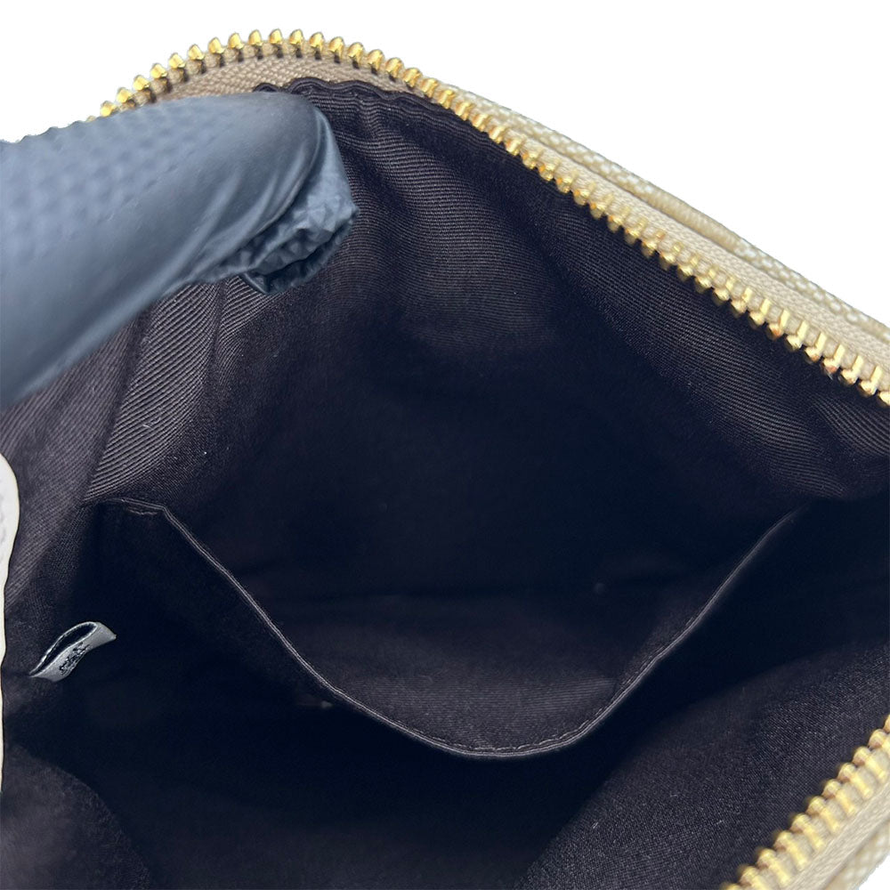 COACH Shoulder Bag F58309 PVC, Leather white Women Used Authentic