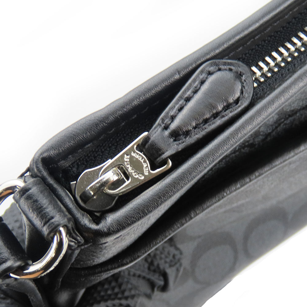 COACH Shoulder Bag F29210 PVC, Leather black unisex(Unisex) Used Authentic