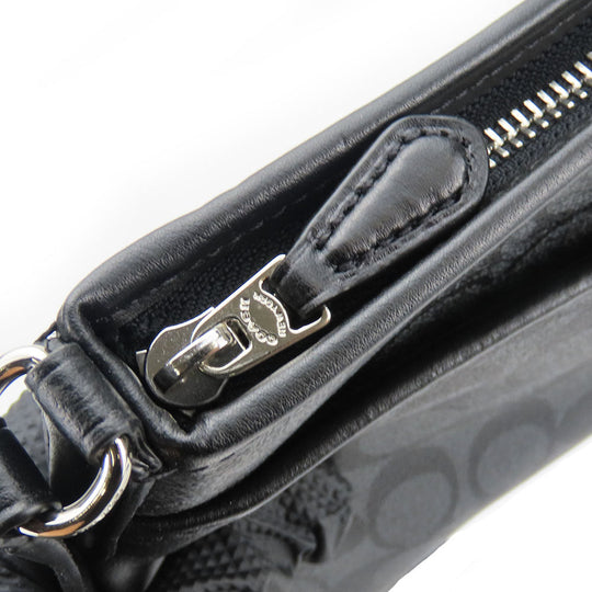 COACH Shoulder Bag F29210 PVC, Leather black unisex(Unisex) Used Authentic