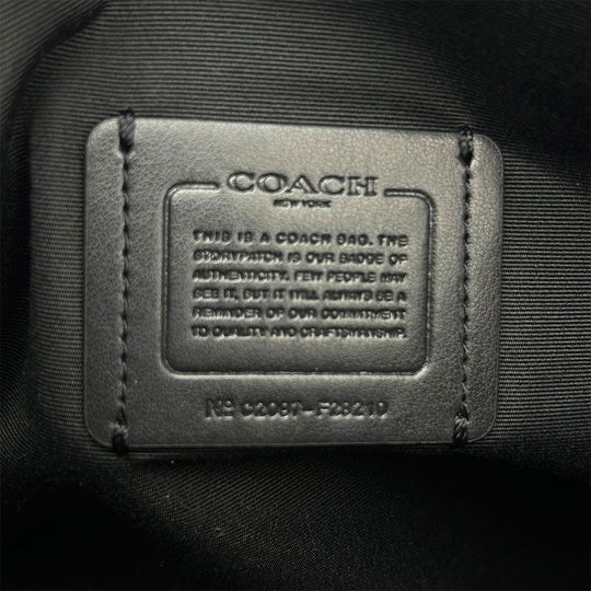 COACH Shoulder Bag F29210 PVC, Leather black unisex(Unisex) Used Authentic