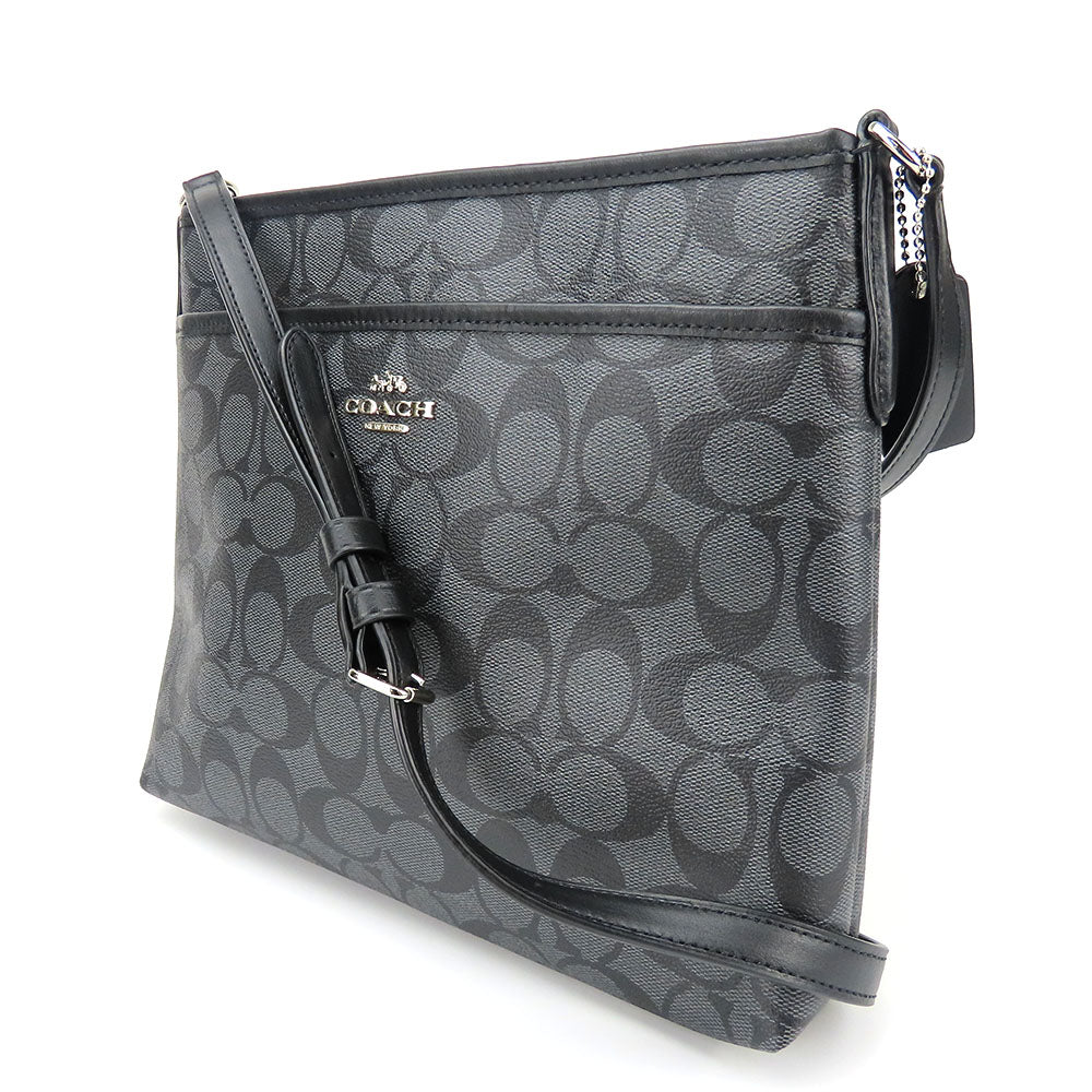 COACH Shoulder Bag F29210 PVC, Leather black unisex(Unisex) Used Authentic