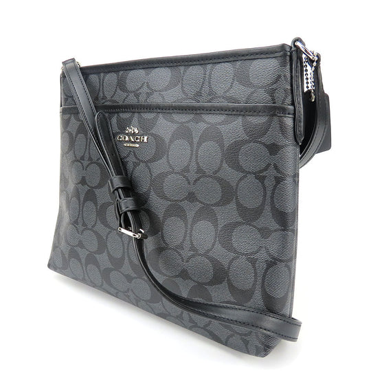 COACH Shoulder Bag F29210 PVC, Leather black unisex(Unisex) Used Authentic