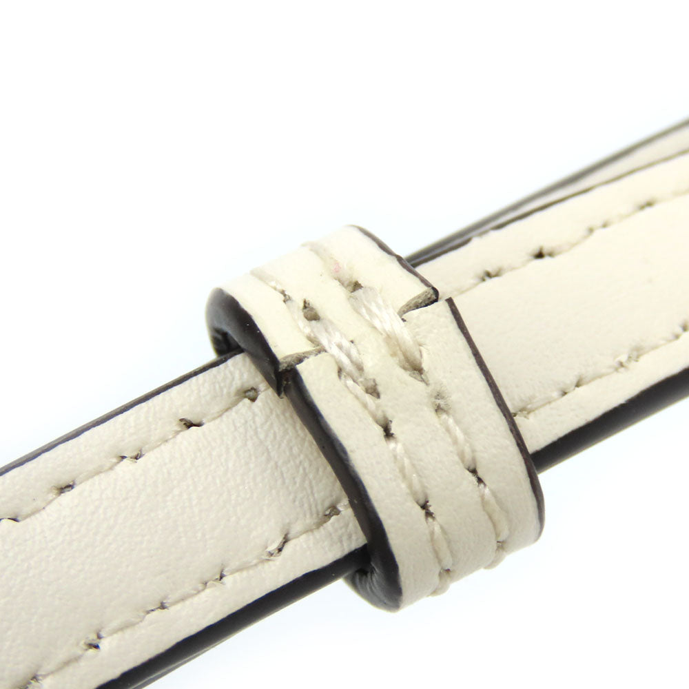 COACH Shoulder Bag F58309 PVC, Leather off white Signature Women Used Authentic