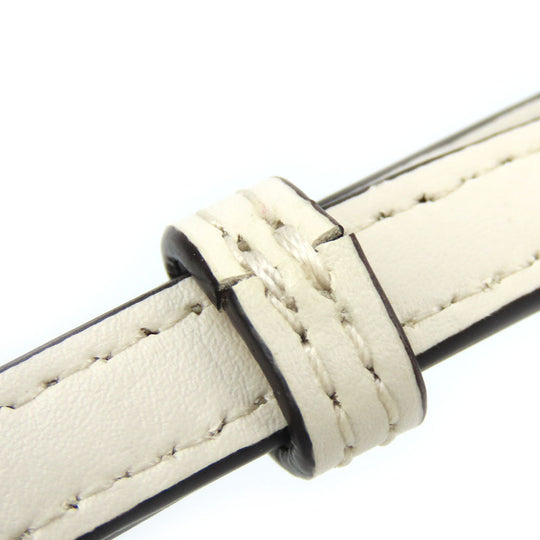 COACH Shoulder Bag F58309 PVC, Leather off white Signature Women Used Authentic