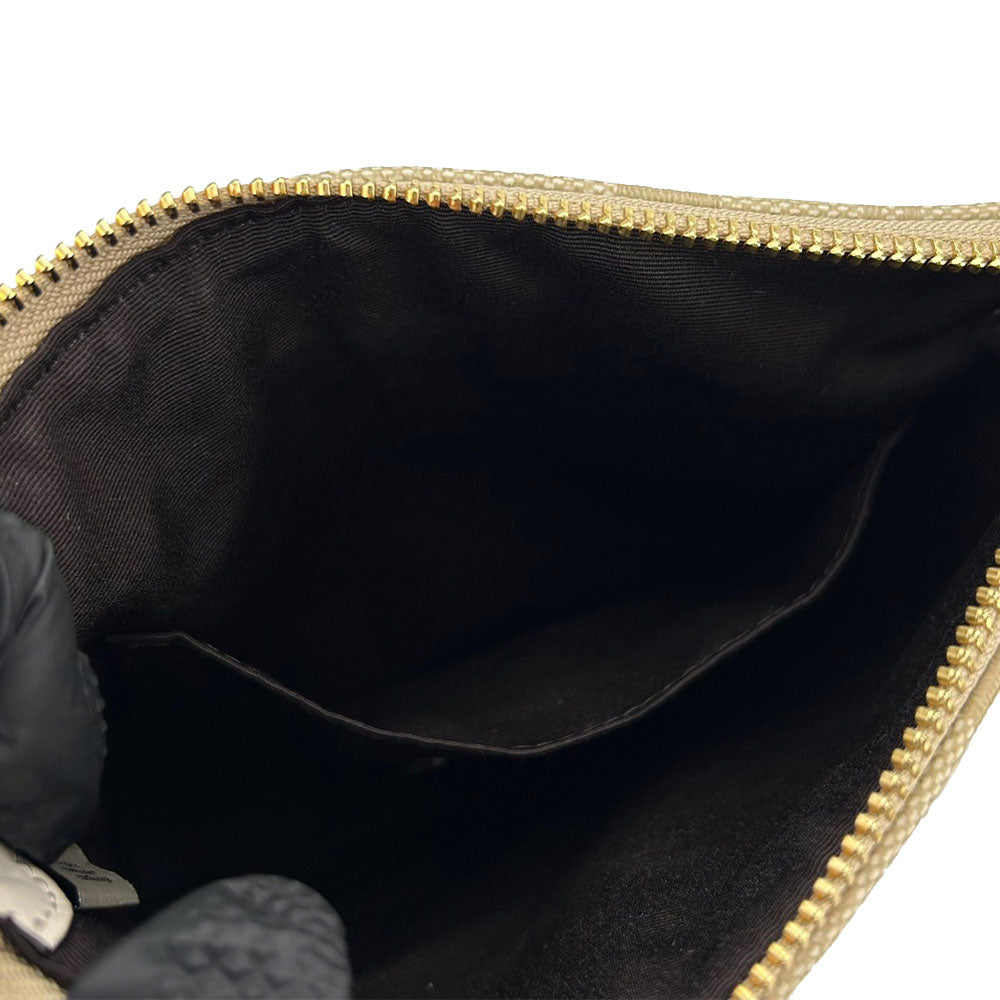 COACH Shoulder Bag F58309 PVC, Leather off white Signature Women Used Authentic