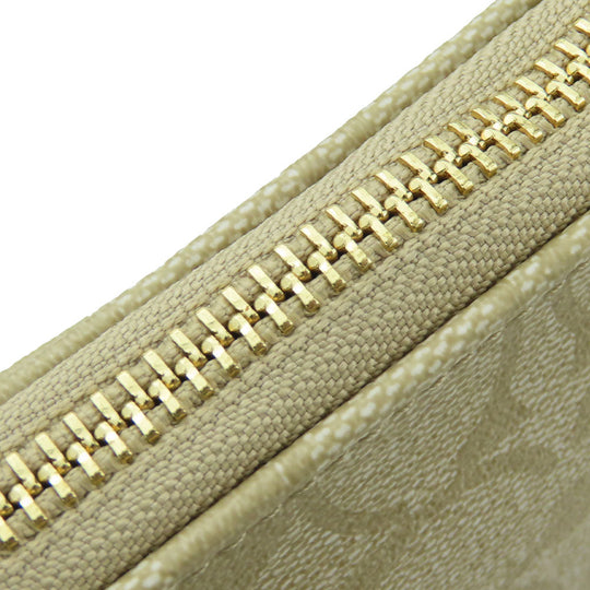 COACH Shoulder Bag F58309 PVC, Leather off white Signature Women Used Authentic