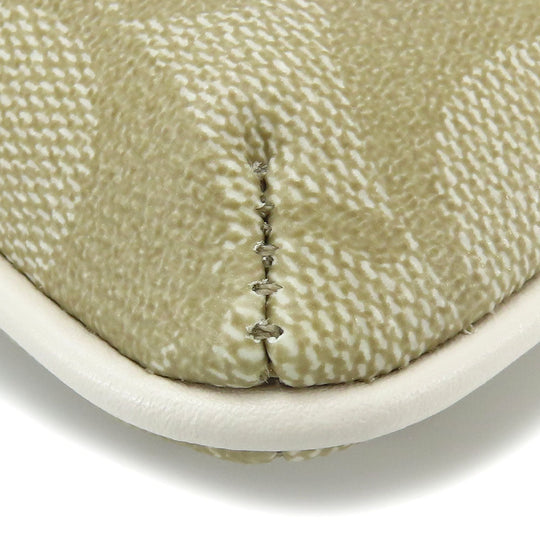 COACH Shoulder Bag F58309 PVC, Leather off white Signature Women Used Authentic