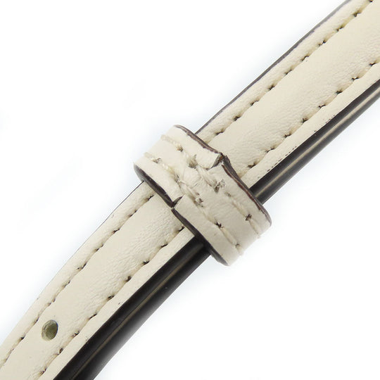 COACH Shoulder Bag F58309 PVC, Leather off white Signature Women Used Authentic