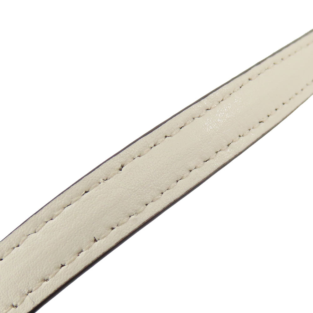 COACH Shoulder Bag F58309 PVC, Leather off white Signature Women Used Authentic