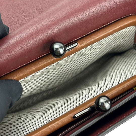 COACH Shoulder Bag 22729 leather purple Women Used Authentic