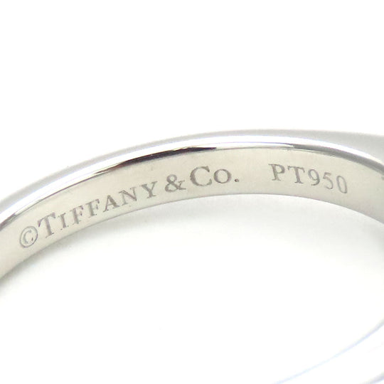 TIFFANY&Co. Ring Pt950Platinum, Diamond Platinum Solitaire Women Used Authentic