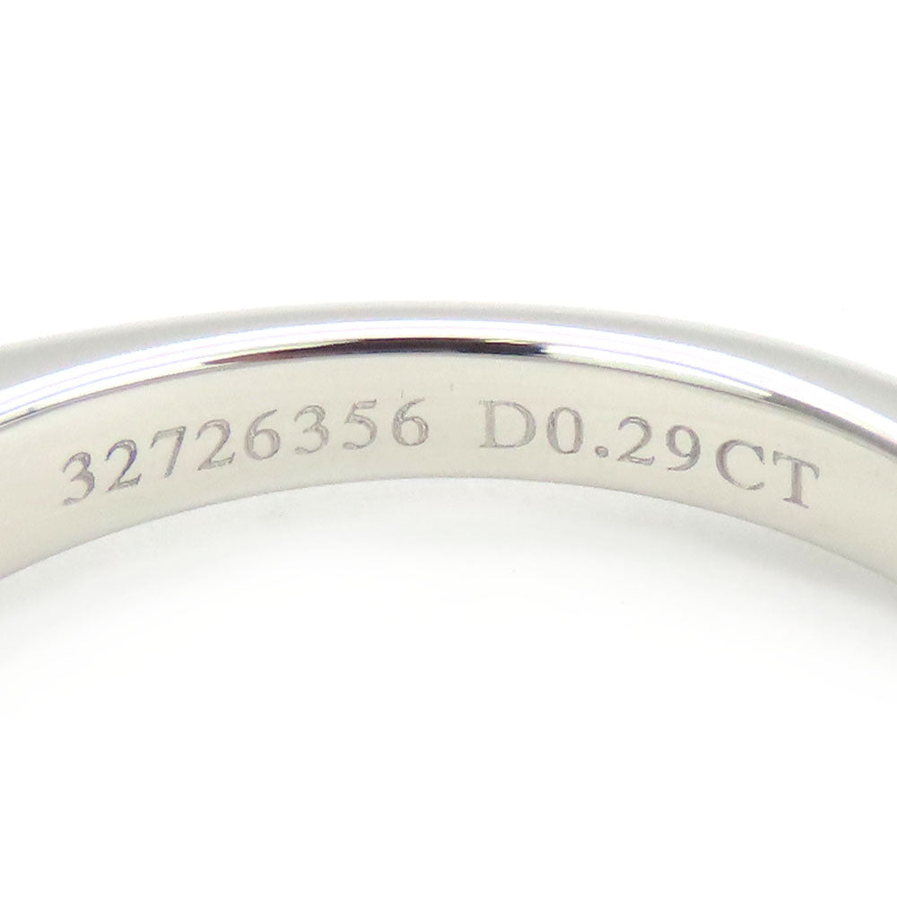 TIFFANY&Co. Ring Pt950Platinum, Diamond Platinum Solitaire Women Used Authentic