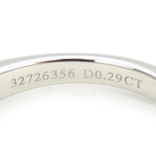 TIFFANY&Co. Ring Pt950Platinum, Diamond Platinum Solitaire Women Used Authentic
