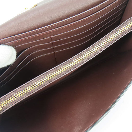 COACH Shoulder Bag C7301 leather black Women Used Authentic