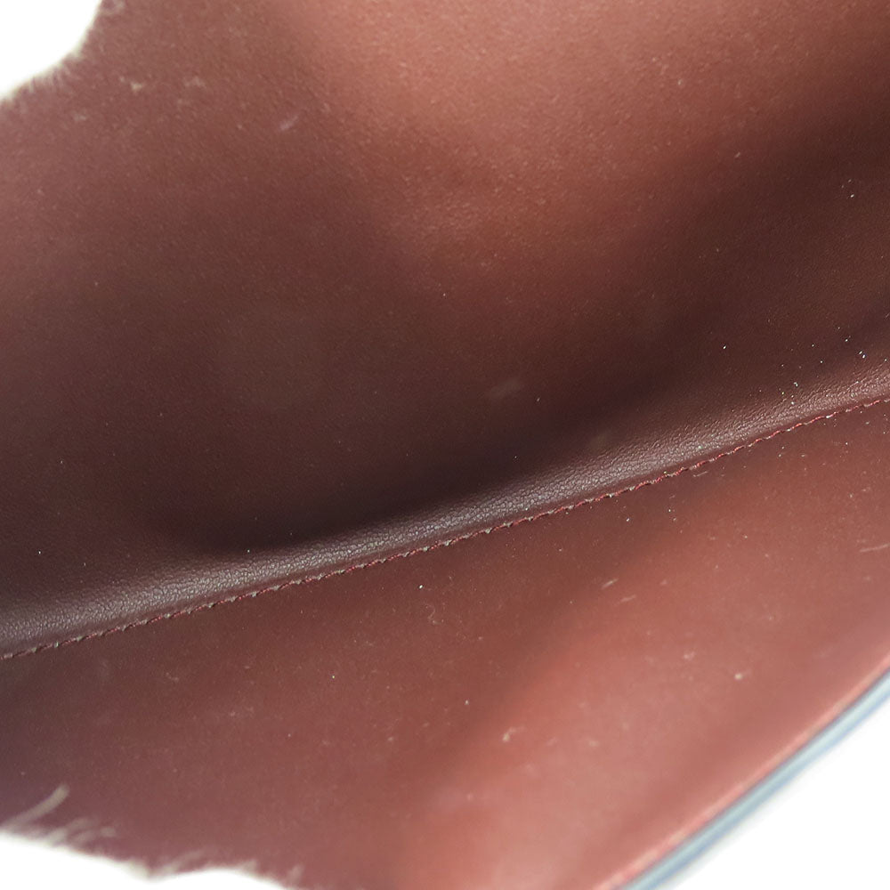 COACH Shoulder Bag C7301 leather black Women Used Authentic