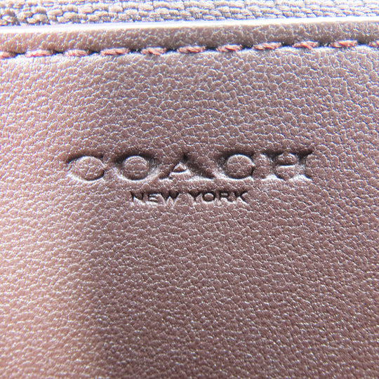 COACH Shoulder Bag C7301 leather black Women Used Authentic