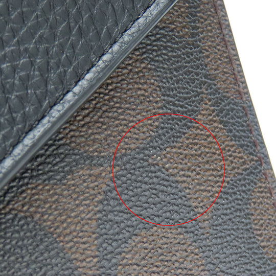 COACH Shoulder Bag C7301 leather black Women Used Authentic