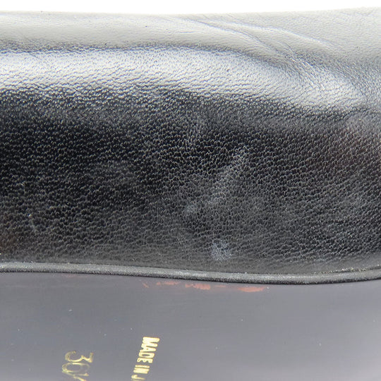 GIVENCHY pumps leather black Women 36 1/2 Used Authentic