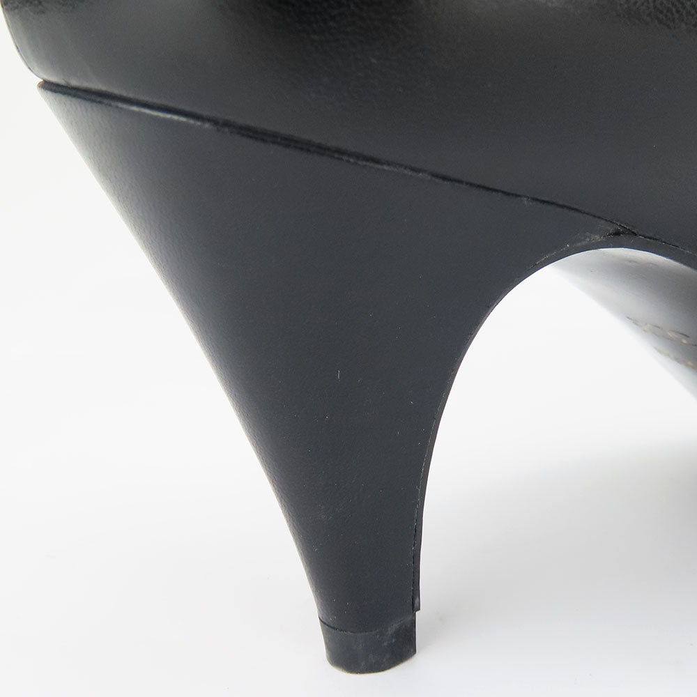 GIVENCHY pumps leather black Women 36 1/2 Used Authentic