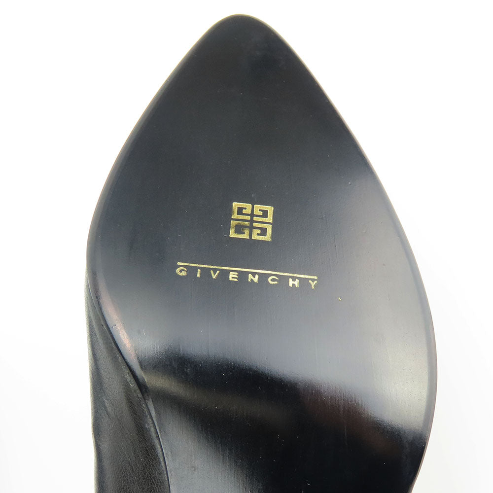 GIVENCHY pumps leather black Women 36 1/2 Used Authentic