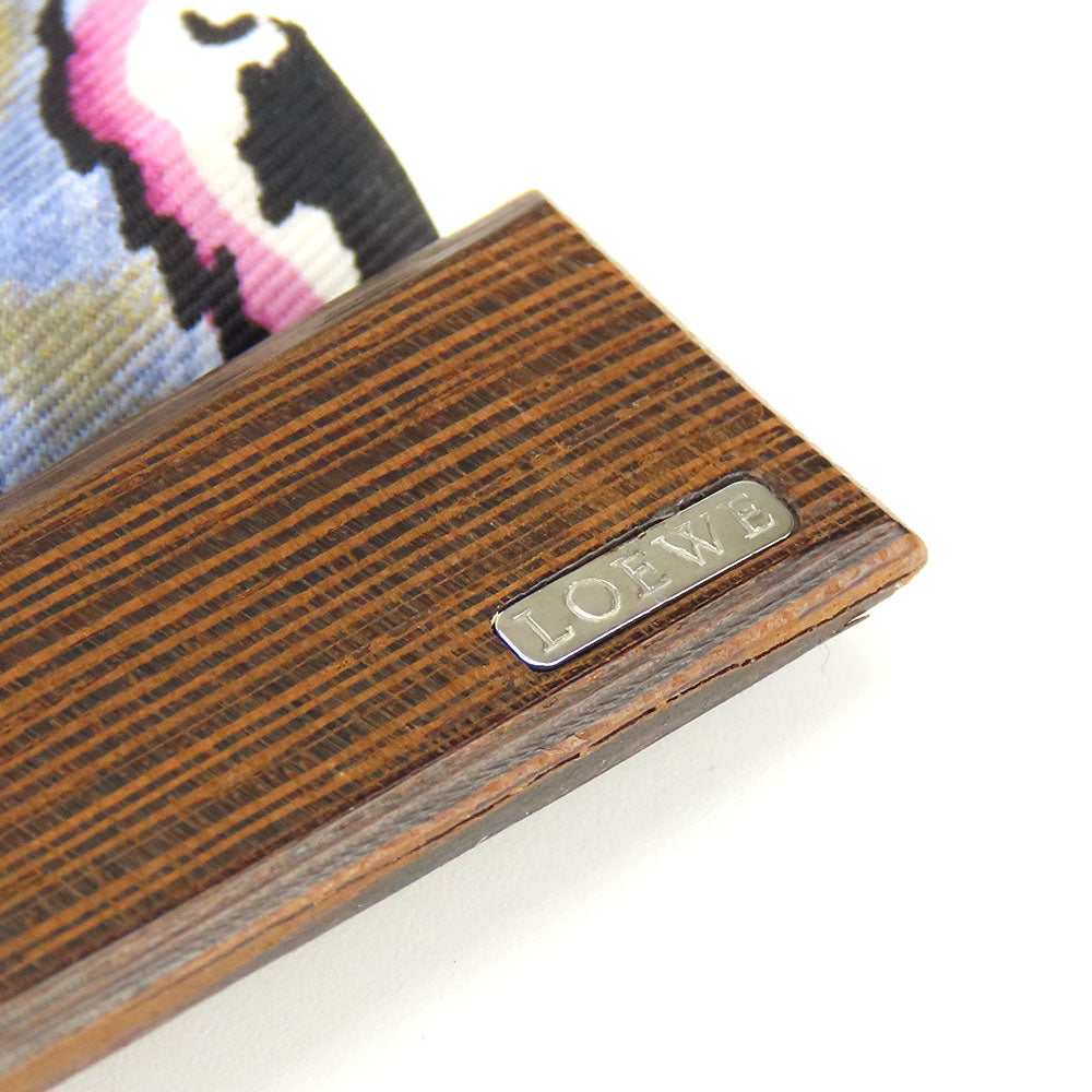 LOEWE Other fashion goods 621.15.003 Wood Brown Women Used Authentic