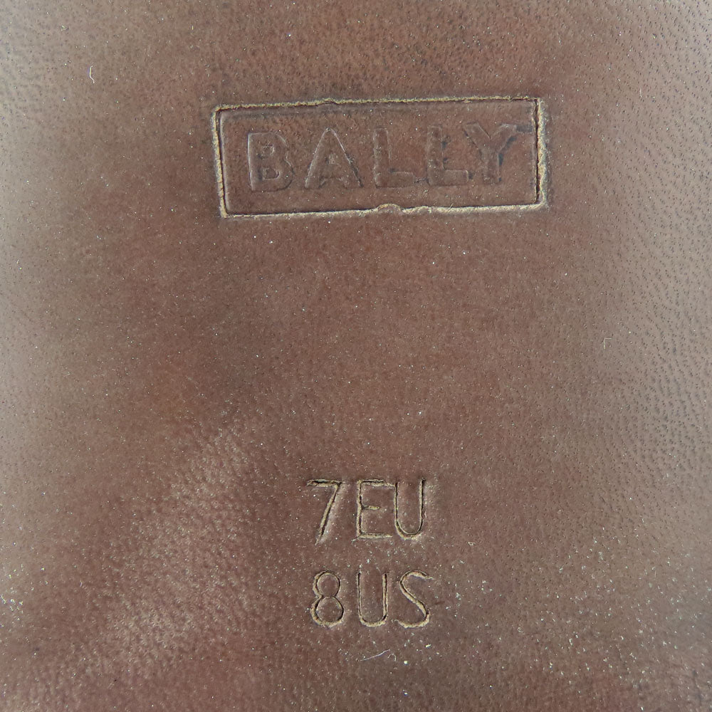 BALLY loafers leather black Women 7 F(EU) Used Authentic