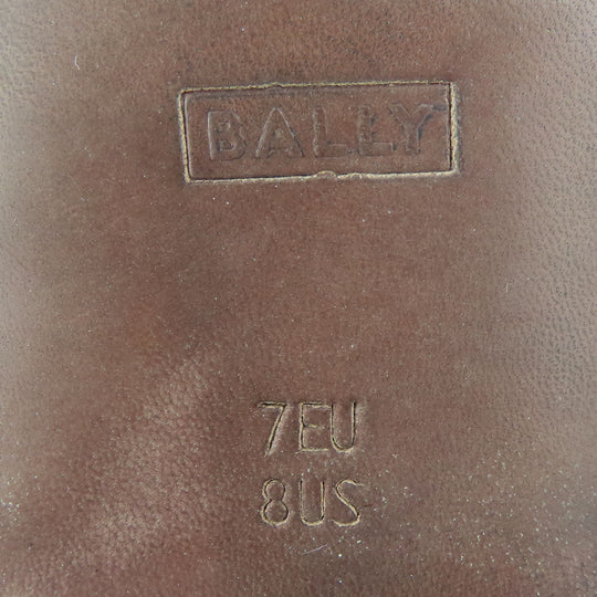 BALLY loafers leather black Women 7 F(EU) Used Authentic