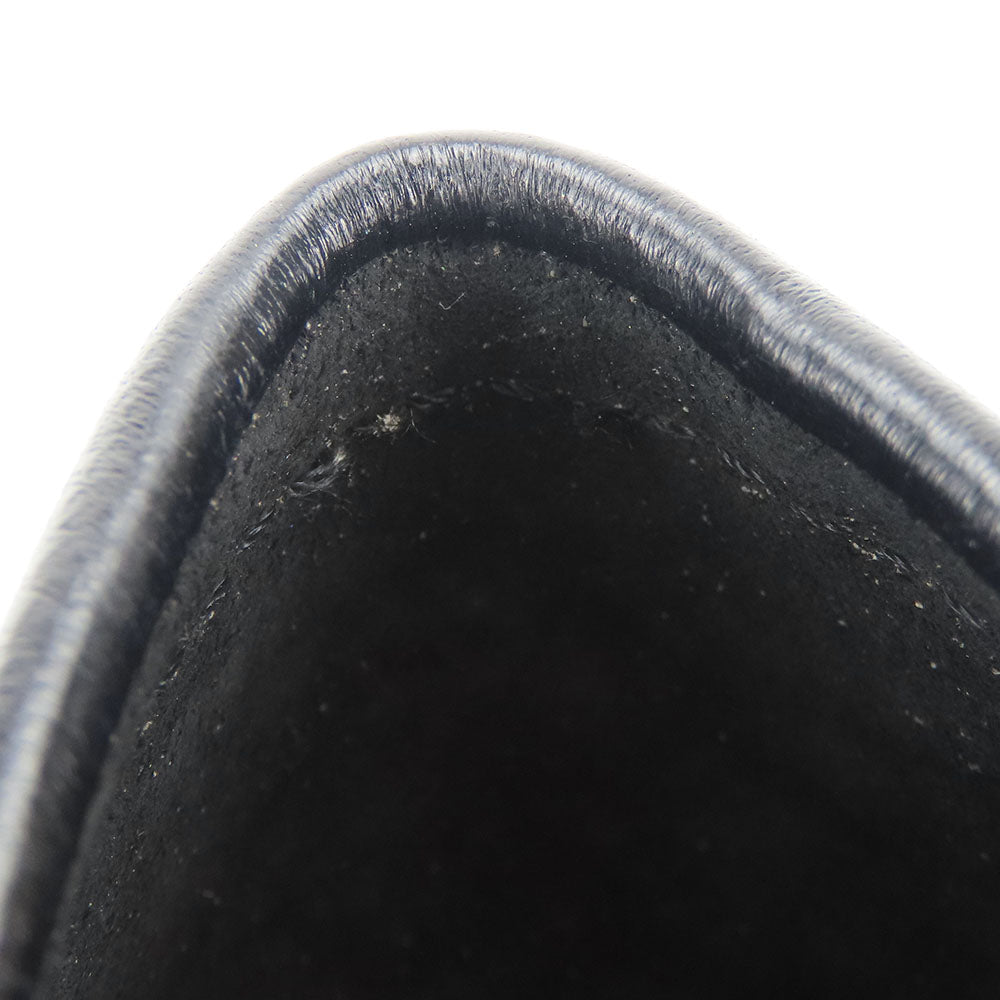 BALLY loafers leather black Women 7 F(EU) Used Authentic