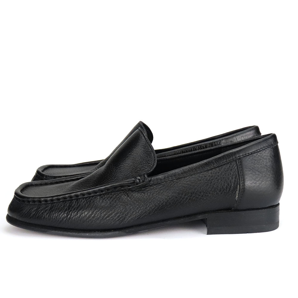 BALLY loafers leather black Women 7 F(EU) Used Authentic