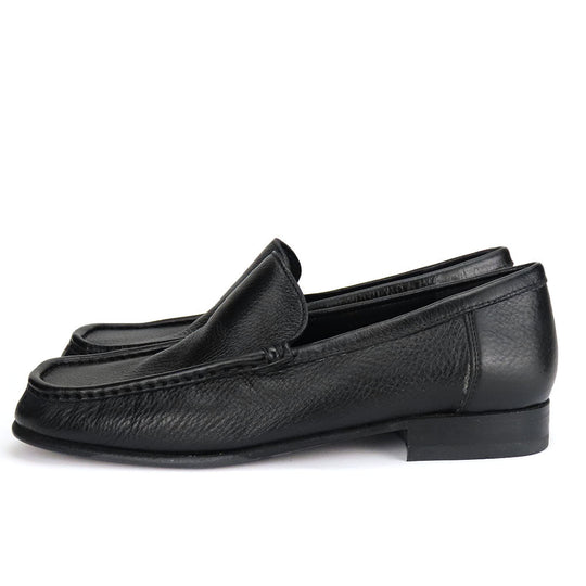 BALLY loafers leather black Women 7 F(EU) Used Authentic