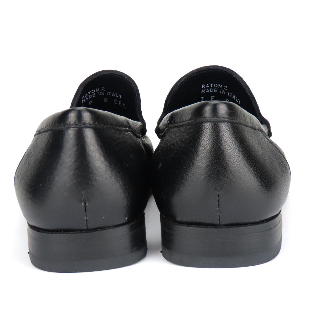 BALLY loafers leather black Women 7 F(EU) Used Authentic