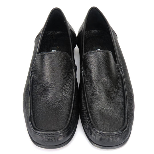 BALLY loafers leather black Women 7 F(EU) Used Authentic