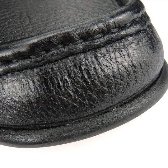 BALLY loafers leather black Women 7 F(EU) Used Authentic