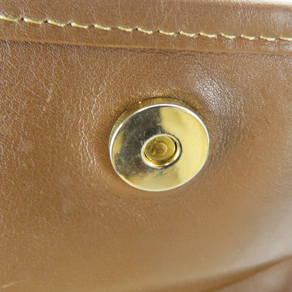 BORBONESE Clutch bag Leather, Suede Brown Women Used Authentic