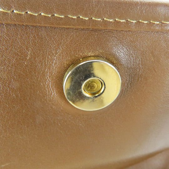BORBONESE Clutch bag Leather, Suede Brown Women Used Authentic