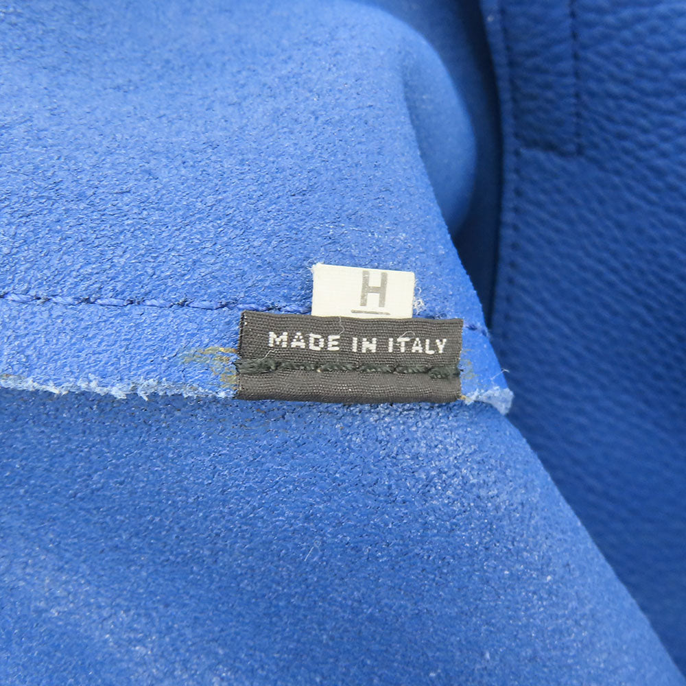 PRADA Tote Bag leather blue Women Used Authentic