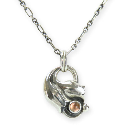 Georg Jensen Necklace Silver925, Quartz Silver Women(Unisex) Used Authentic