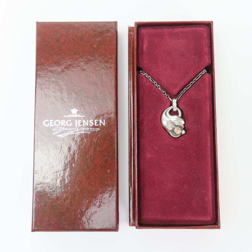 Georg Jensen Necklace Silver925, Quartz Silver Women(Unisex) Used Authentic