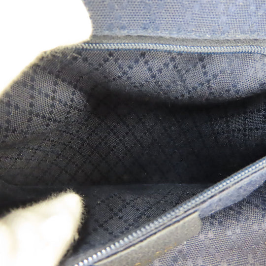 GUCCI Backpack 003.58.0016 Suede Navy Bamboo
