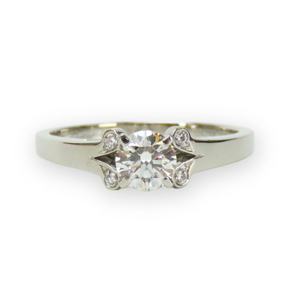 CARTIER Ring Pt950Platinum, Diamond Platinum Ballerina ring Women Used Authentic