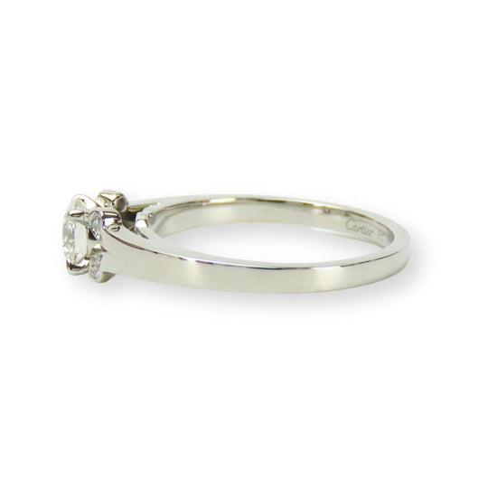 CARTIER Ring Pt950Platinum, Diamond Platinum Ballerina ring Women Used Authentic