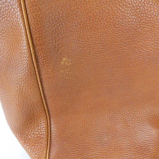 POLO RALPH LAUREN Tote Bag leather Brown unisex(Unisex) Used Authentic