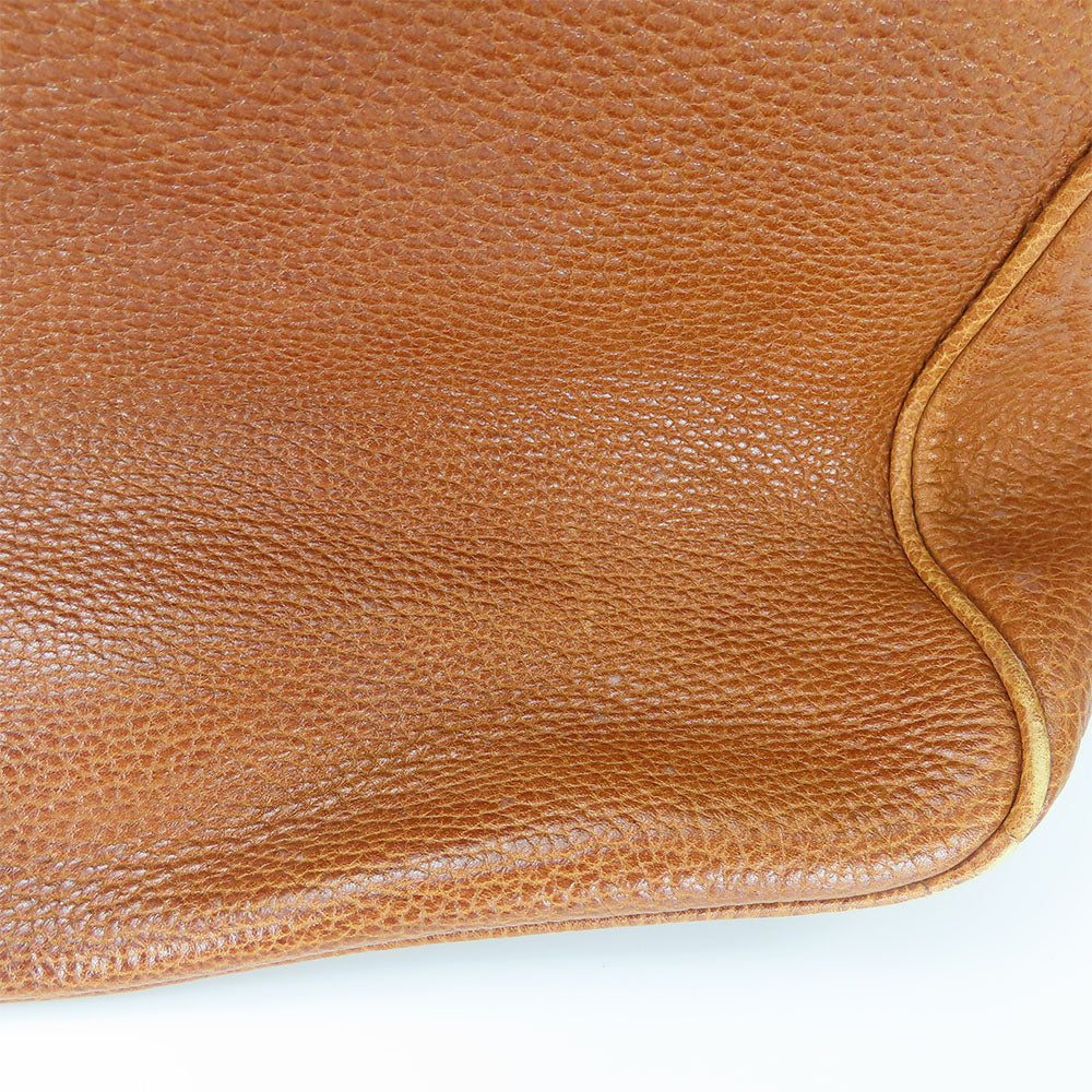 POLO RALPH LAUREN Tote Bag leather Brown unisex(Unisex) Used Authentic