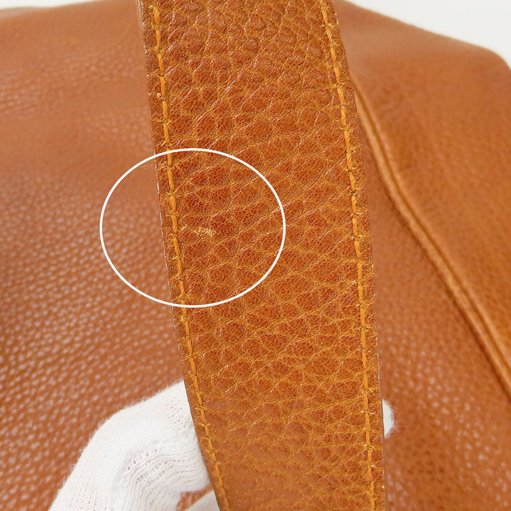 POLO RALPH LAUREN Tote Bag leather Brown unisex(Unisex) Used Authentic