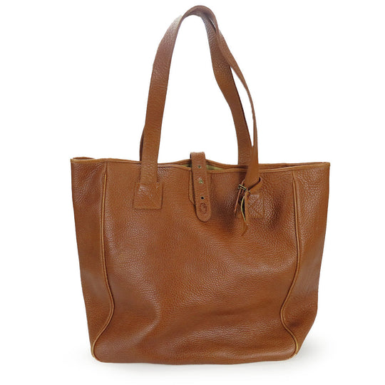 POLO RALPH LAUREN Tote Bag leather Brown unisex(Unisex) Used Authentic